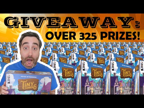 **MASSIVE** Tiny Towns Giveaway - OVER 325 PRIZES!!!!!!!