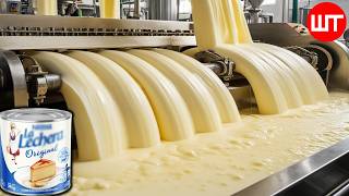 How Condensed Milk is Made | Modern Milk Processing Plant | Food Factory