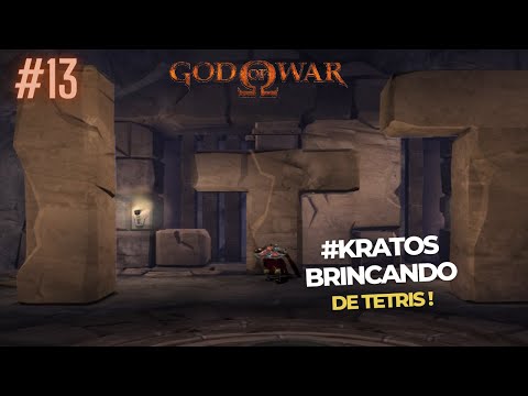 God of War - kratos brincando de tetris !