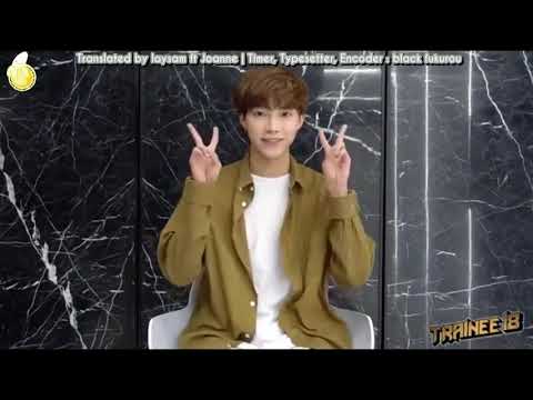 [ENG] Trainee18 Lu Dinghao Little Black Room Personal Interview