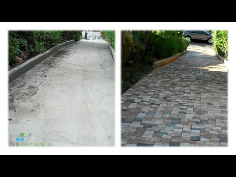 Ugly Concrete? We make it Beautiful! | Interlocking Pavers | Concrete Pavers