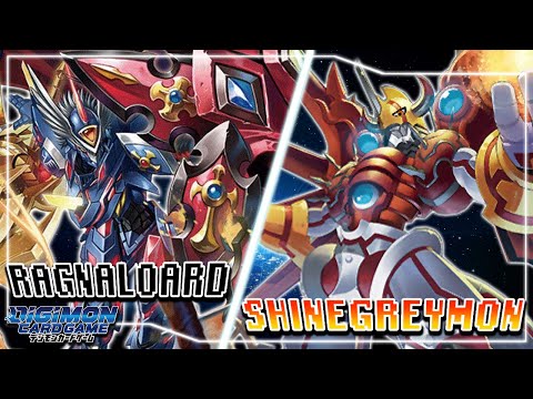 Digimon Card Game : Ragnaloardmon Legend Arms VS Shinegreymon (Yellow)