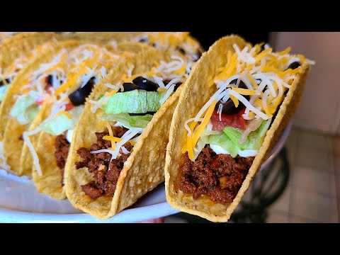 Crispy Supreme Beef Tacos