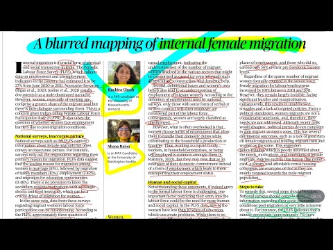 Unraveling the Blur: Internal Female Migration Mapping | UPSC Analysis #upsc2024