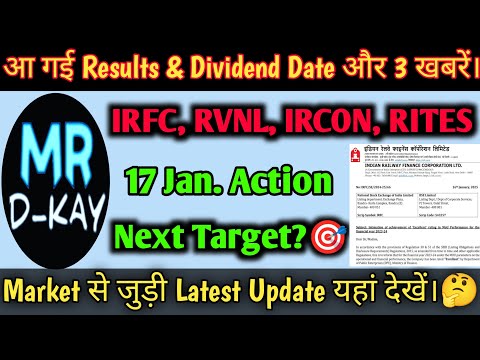 RVNL Target 🎯 RVNL Share Latest News | IRFC Share Latest News, Ircon share latest news