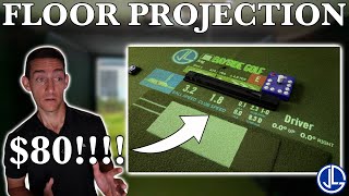 EASY DIY Golf simulator floor projection! Project anything onto your sim floor.