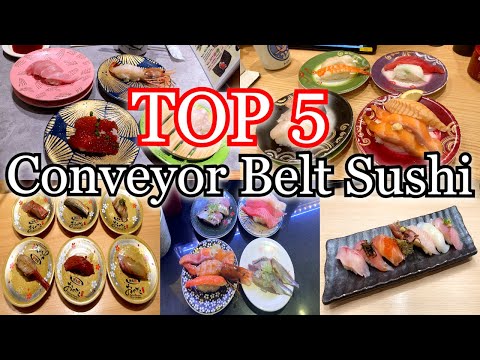 Top 5 Fine Conveyor Belt Sushi Restaurants that's Tourists must visit in Tokyo!