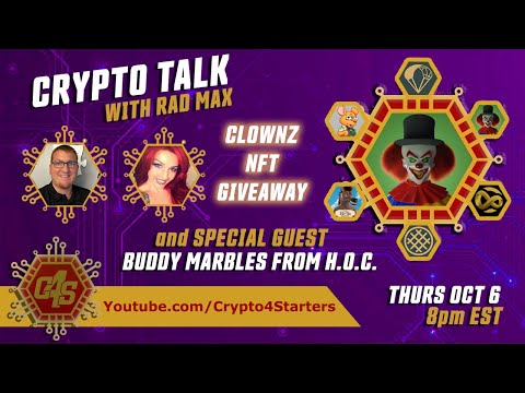 LIVE CRYPTO TALK WEB3 UPDATES WITH RAD MAX! SPECIAL GUEST BUDDY MARBLES!