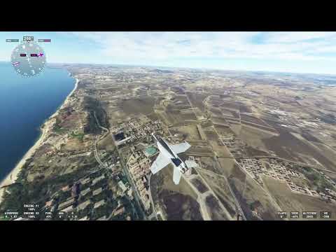 【遊覧飛行】イタリア - シチリア島一周②【Microsoft Flight Simulator】Sicilia, Italy, MSFS