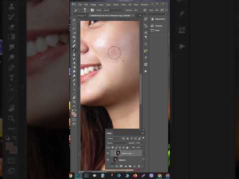 Photoshop Skin Retouching #shorts