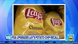 FDA upgrades Lay's potato chips recall over potential undeclared allergen