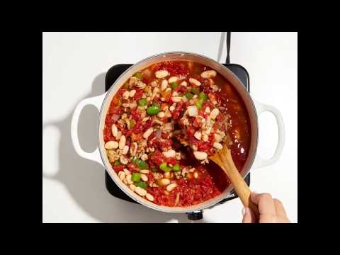 Turkey Chili with Fire Roasted Tomatoes