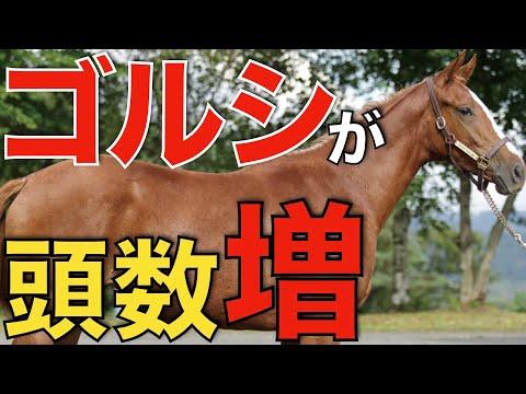 種牡馬ゴールドシップが人気急上昇！自己最多の頭数を集める。