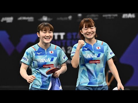 【卓球】大藤沙月・横井咲桜ペアが女子ダブルスで逆転優勝　香港ペアを下す【WTTコンテンダーマスカット2025】drama News