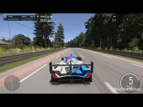 Forza Motorsport BMW M Hybrid V8 LMDH on Le Mans Gameplay PC [4K UHD 60FPS]