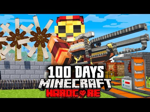 I Survived 100 Days as an ENGINEER in Minecraft Hardcore