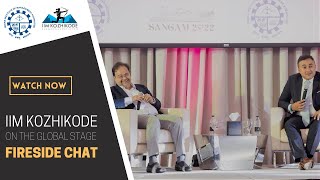 IIM Kozhikode on the global stage | Fireside chat with Prof. Debashis Chatterjee in Dubai