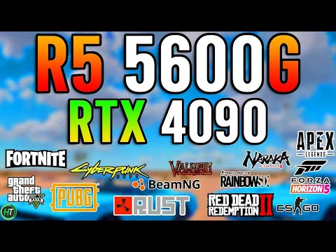 Ryzen 5 5600G + RTX 4090 - Can It Game?