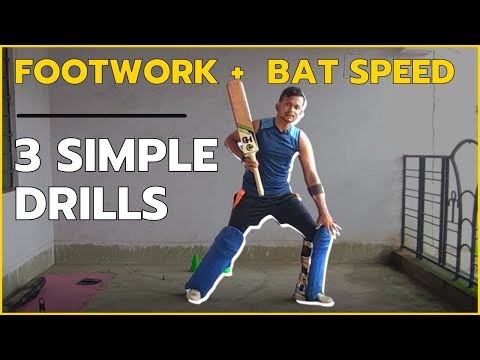 Improve your Footwork & Bat Speed | Batting drills | Batting Practice