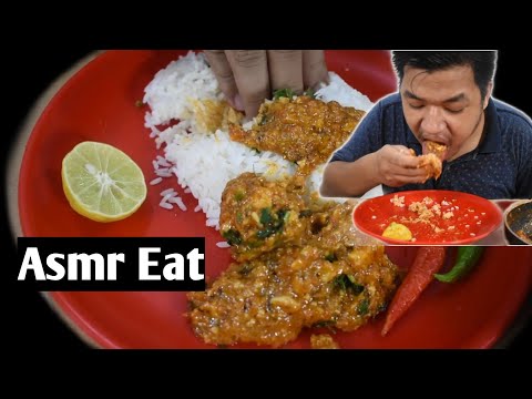 Asmr eating Paneer Lababdar with rice. #twistedfoodsasmr #paneerlababdar #asmreating #indianfoodseat