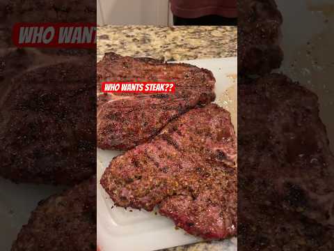 T-BONE STEAK FOR DINNER #shorts #shortsvideo #steak #fyp #bbqsteak #bbq