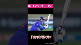 Ind vs Pak Live Match Tomorrow  #shorts  #ytshorts