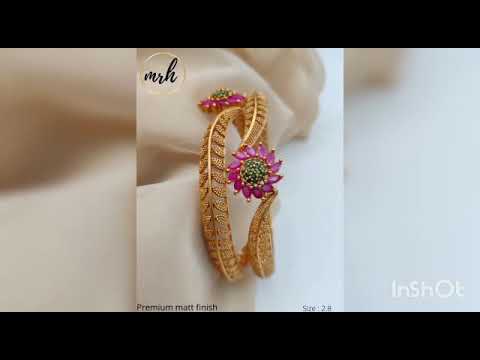 Latest new model Bangle collections| Imitation jewellery online shopping