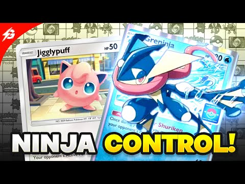 *NEW* BEST CONTROL DECK with Greninja and Jigglypuff?! (TRY THIS) Pokemon TCG Pocket