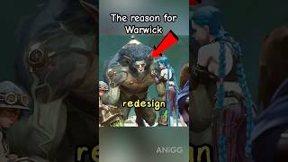 The Reason Warwick design changed in Arcane #arcane #leagueoflegends #arcaneclip #shorts