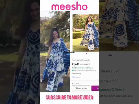 Meesho lehenga haul same dress collection on Meesho #shorts #youtubeshorts #meesho