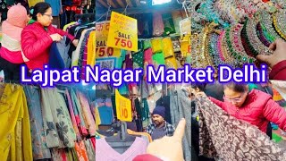 Delhi Lajpat Nagar Market | Lo Aa Gye Hm Delhi Market @vlogswithshama5526 #vlog #delhi #vlogs