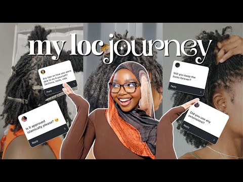 all about my diy microlocs: retie tutorial, how to style under hijab + are locs haram?