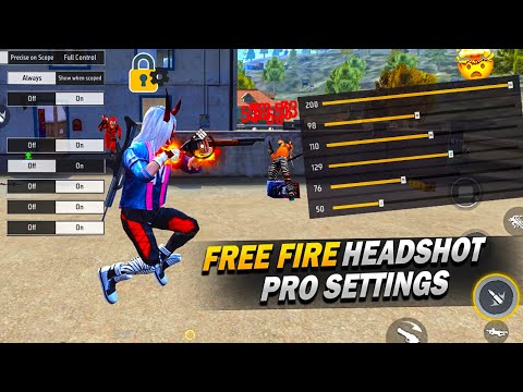 10 Pro Settings + Sensitivity + Fire Button 100% Working 😱 || Auto Headshot Setting 🔥 || Free Fire