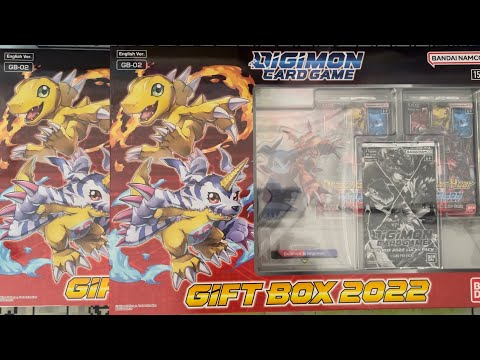 Digimon TCG EX03 Draconic Roar Double Gift Box 2022 Opening!!