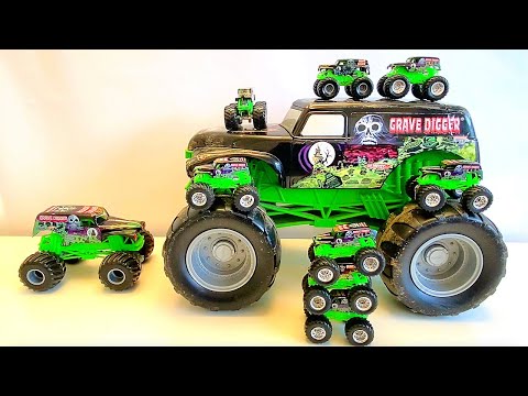 MONSTER JAM | MEGA GRAVE DIGGER | SPIN MASTER | HOT WHEELS MONSTER TRUCKS | MONSTER TRUCK MADNESS