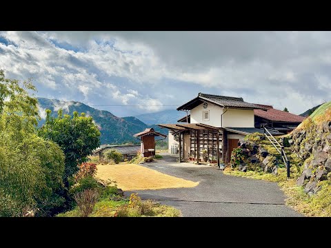 Nagano, Japan Walking Tour Countryside 4K 60fps - A paradise on Earth