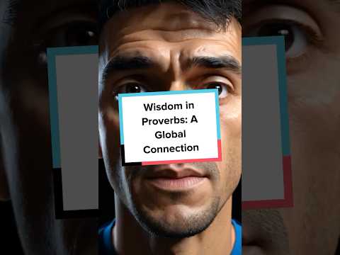 Universal Wisdom in Global Proverbs #shorts #culturefacts