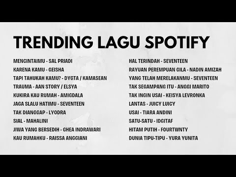 TRENDING LAGU SPOTIFY