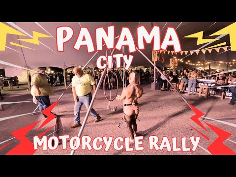 What Happens at Thunder Beach Motorcycle Rally After Dark? Panama City Florida