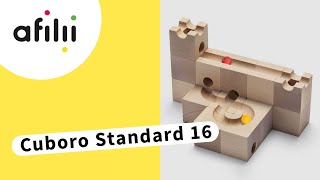 Wooden marble run: “Cuboro Standard 16”