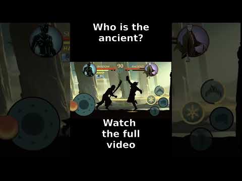 Who are the ancients ? Watch the full video | Shadow fight #shorts #shadowfight