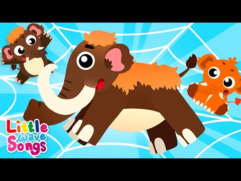 One Mammoth Went Out One Day + More Nursery Rhymes | Little Wave Songs - Baby Coco