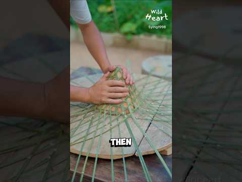 Crafting a Traditional Bamboo Hat