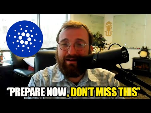 Cardano ADA CEO Warns ''Prepare Now, Don't Miss This'' - Cardano Crypto