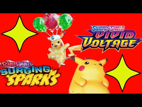 Vivid Voltage & Surging Sparks Pack Opening – Great Pulls and Fun!