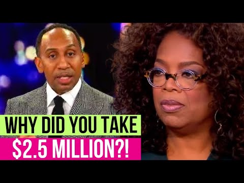 Oprah LIED! She got $2.5 MILLION, Not $1M! Stephen A. Smith Slams Oprah but Ignored Roland Martin!