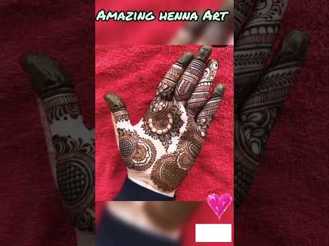 amazing henna designs | unique mehendi designs #latestmehndidesigns #fronthandmehndi #viralshorts