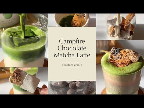 Campfire Chocolate Matcha Latte | A Toasty and Cozy Recipe Inspired by Your Favorite S’mores!