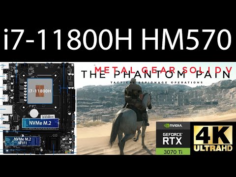 METAL GEAR SOLID V 4K Ultra RTX 3070TI intel i7-11800H 4.6 GHz HM570 MAXSUN chinese motherboard