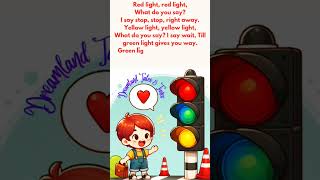 Traffic Rules Rhymes for Kids #shorts